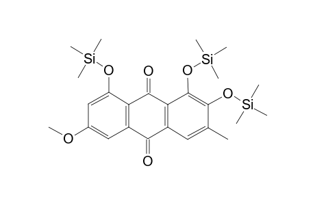 6-Methoxy-3-methyl-1,2,8-tris[(trimethylsilyl)oxy]anthra-9,10-quinone