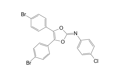 4,5-Bis(4-bromophenyl)-2-(4-chlorophenylimino)-1,3-dioxole