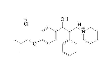 1-[3-hydroxy-3-(4-isobutoxyphenyl)-2-phenylpropyl]piperidinium chloride