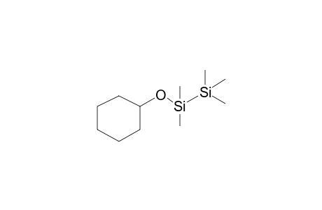 1-(Cyclohexyloxy)-1,1,2,2,2-pentamethyldisilane