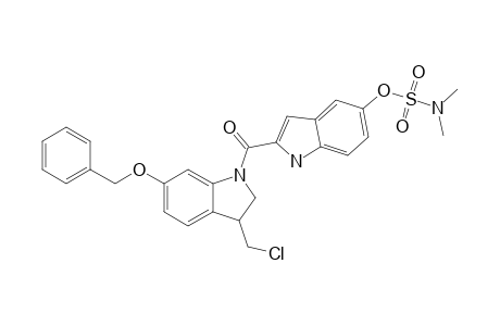 5-BENZYLOXY-1-CHLOROMETHYL-1,2-DIHYDRO-3-[(5-DIMETHYLSULFAMOYLOXY-1H-INDOL-2-YL)-CARBONYL]-INDOLINE