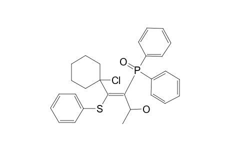 (3E)-4-(1-CHLOROCYCLOHEXYL)-3-DIPHENYLPHOSPHINOYL-4-PHENYLSULFENYL-BUT-3-EN-2-OL
