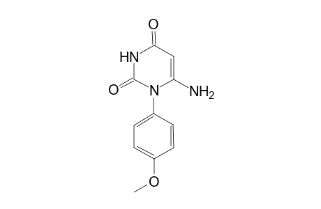 2,4(1H,3H)-Pyrimidinedione, 6-amino-1-(4-methoxyphenyl)-