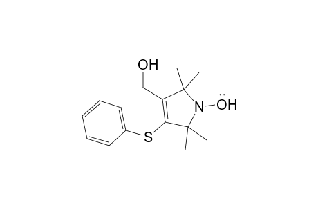 3-Hydroxymethyl-2,2,5,5-tetramethyl-4-phenylthio-2,5-dihydro-1H-pyrrol-1-yloxyl radical