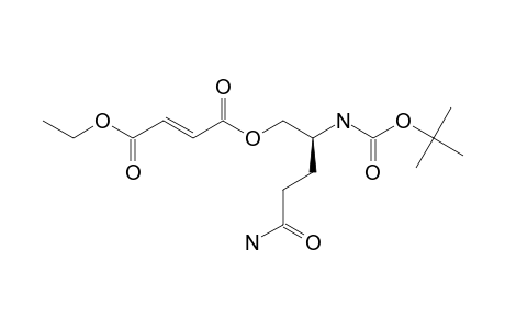 (S)-5-AMINO-2-(TERT.-BUTOXYCARBONYLAMINO)-5-OXOPENTYLT_ETHYL_FUMARATE