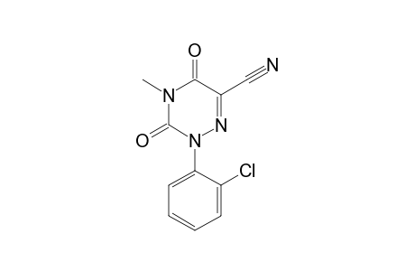 1,2,4-Triazine-6-carbonitrile, 2-(2-chlorophenyl)-2,3,4,5-tetrahydro-4-methyl-3,5-dioxo-