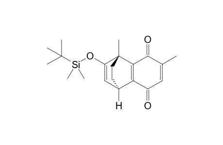 (5R,8S)-7-(tert-Butyldimethylsilyloxy)-2,8-dimethyl-5,8-ethano-5,8-dihydro-1,4-naphthoquinone