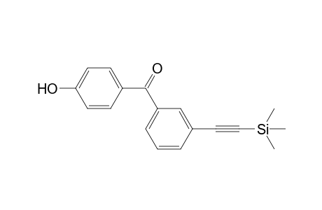 (4-hydroxyphenyl)-[3-(2-trimethylsilylethynyl)phenyl]methanone
