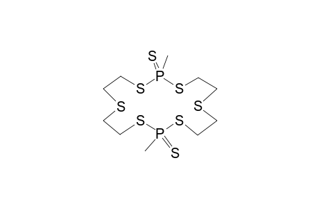 2,10-dimethyl-2,10-disulfanylidene-1,3,6,9,11,14-hexathia-2$l^{5},10$l^{5}-diphosphacyclohexadecane