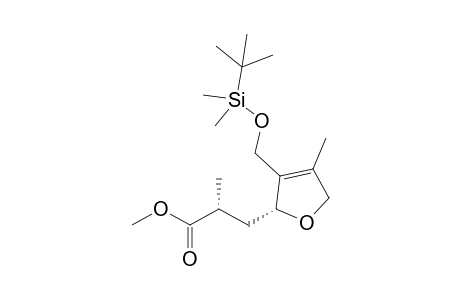 (R)-3-[(R)-3-(tert-Butyl-dimethyl-silanyloxymethyl)-4-methyl-2,5-dihydro-furan-2-yl]-2-methyl-propionic acid methyl ester