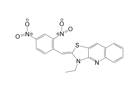 Thiazolo[4,5-b]quinoline, 2-[(2,4-dinitrophenyl)methylene]-3-ethyl-2,3-dihydro-