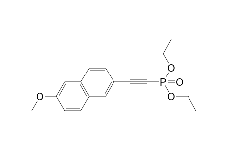 P-(2-(6-Methoxy-2-naphthalenyl)ethynyl)-diethyl phosphonate