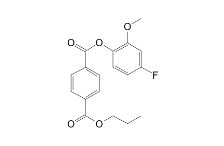 Terephthalic acid, 4-fluoro-2-methoxyphenyl propyl ester