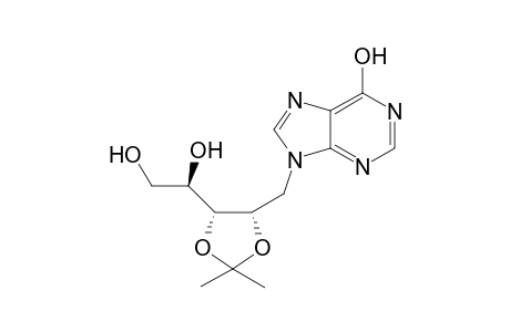 9-(2,3-O-Isopropylidene-D-ribityl)hypoxanthine