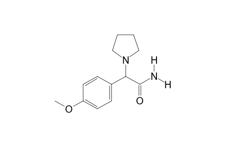 a-(p-methoxyphenyl)-1-pyrrolidineacetamide