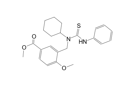 methyl 3-{[(anilinocarbothioyl)(cyclohexyl)amino]methyl}-4-methoxybenzoate