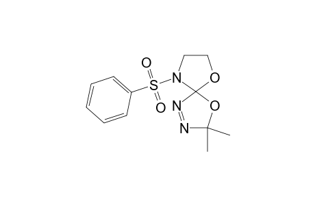3,4,9-TRIAZA-2,2-DIMETHYL-1,6-DIOXA-9-PHENYLSULFONYLSPIRO-[4.4]-NON-3-ENE