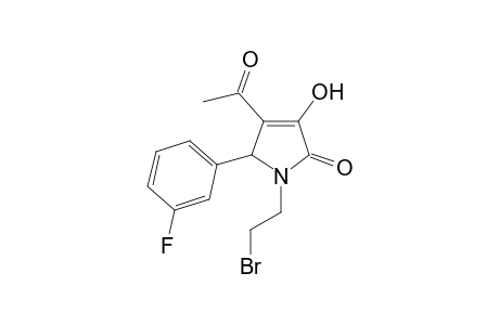 2H-Pyrrol-2-one, 4-acetyl-1-(2-bromoethyl)-5-(3-fluorophenyl)-1,5-dihydro-3-hydroxy-