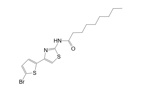 N-[4-(5-bromo-2-thienyl)-1,3-thiazol-2-yl]nonanamide