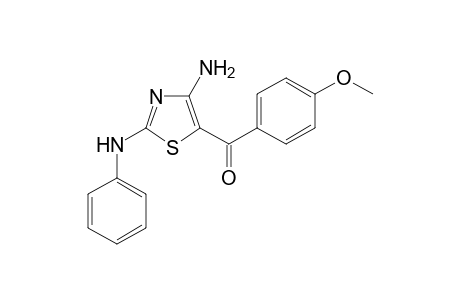 Methanone, [4-amino-2-(phenylamino)-5-thiazolyl](4-methoxyphenyl)-