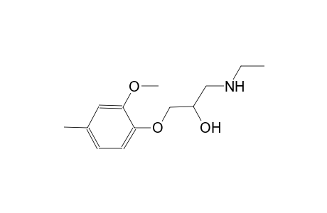 1-Ethylamino-3-(2-methoxy-4-methyl-phenoxy)-propan-2-ol