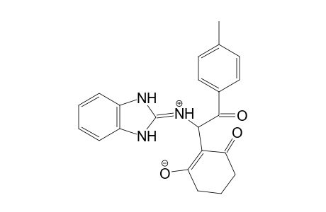 2-{1-[(1,3-Dihydro-2H-benzimidazol-2-ylidene)ammonio]-2-(4-methylphenyl)-2-oxoethyl}-3-oxocyclohex-1-enolate