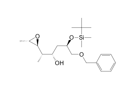 (2R,4S,5S,6S,7S)-6,7-epoxy-2-[(1,1-dimethylethyl)dimethylsiloxy]-5-methyl-1-(phenylmethoxy)octan-4-ol