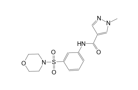 1-methyl-N-[3-(4-morpholinylsulfonyl)phenyl]-1H-pyrazole-4-carboxamide