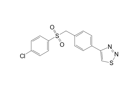 4-{alpha-[(p-chlorophenyl)sulfonyl]-p-tolyl}-1,2,3-thiadiazole
