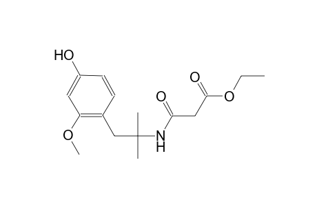 beta-alanine, N-[2-(4-hydroxy-2-methoxyphenyl)-1,1-dimethylethyl]-3-oxo-, ethyl ester