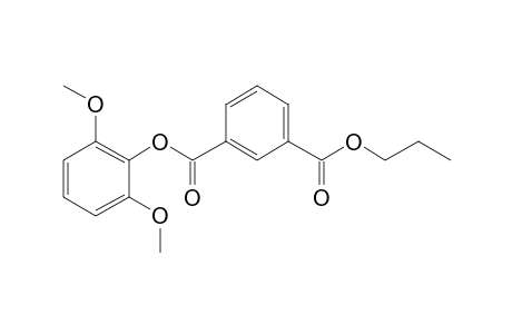 Isophthalic acid, 2,6-dimethoxyphenyl propyl ester