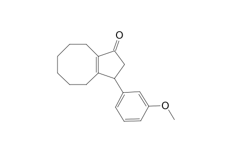 3-(3-Methoxyphenyl)-2,3,4,5,6,7,8,9-octahydrocyclopentacycloocten-1-one