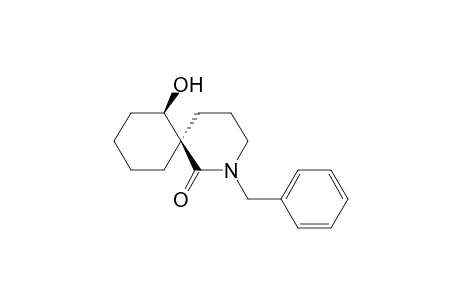 (6R)-2-Benzyl-7.beta.-hydroxy-2-azaspiro[5.5]undecan-1-one