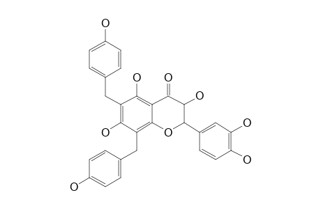 GERICUDRANIN-A;6,8-DI-PARA-HYDROXYBENZYLTAXIFOLIN;5,7,3',4'-TETRAHYDROXY-6,8-DI-PARA-HYDROXYBENZYLDIHYDROFLAVONOL