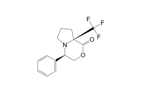 (4R,8AR)-8A-TRIFLUOROMETHYL-4-PHENYLHEXAHYDROPYRROLO-[2,1-C]-[1,4]-OXAZIN-1-ONE