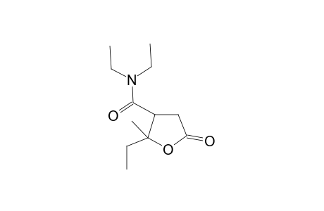 3-Furancarboxamide, N,N,2-triethyltetrahydro-2-methyl-5-oxo-