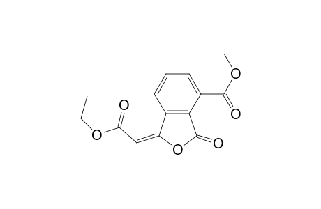 4-Isobenzofurancarboxylic acid, 1-(2-ethoxy-2-oxoethylidene)-1,3-dihydro-3-oxo-, methyl ester, (E)-