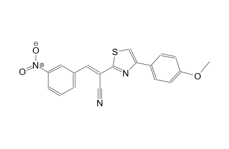 2-thiazoleacetonitrile, 4-(4-methoxyphenyl)-alpha-[(3-nitrophenyl)methylene]-