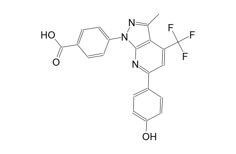 benzoic acid, 4-[6-(4-hydroxyphenyl)-3-methyl-4-(trifluoromethyl)-1H-pyrazolo[3,4-b]pyridin-1-yl]-