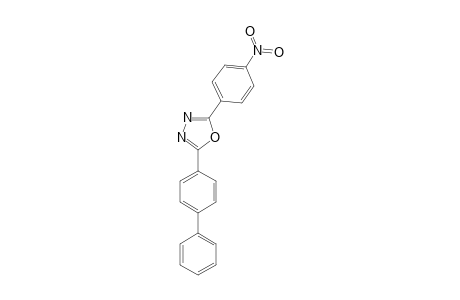 2-[(4-PHENYL)-PHENYL]-5-(4-NITROPHENYL)-1,3,4-OXADIAZOLE