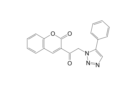 3-[(5-Phenyl-1H-1,2,3-triazol-1-yl)acetyl]-2H-chromen-2-one