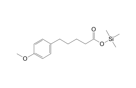 4-Methoxyphenylpentanoic acid, trimethylsilyl (ester)