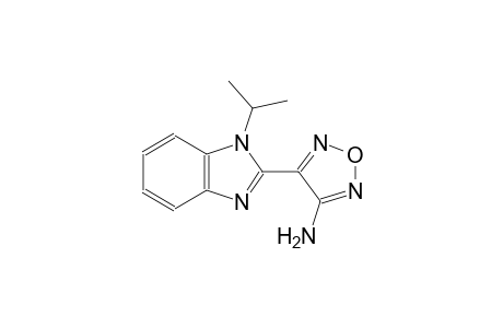 4-(1-isopropyl-1H-benzimidazol-2-yl)-1,2,5-oxadiazol-3-amine