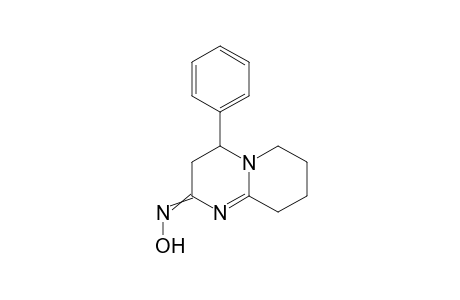 4-Phenyl-3,4,6,7,8,9-hexahydro-2H-pyrido[1,2-a]pyrimidin-2-on-oxime