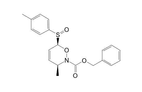 [3S,6R,(S)-R]-N-BENZYLOXYCARBONYL-3,6-DIHYDRO-3-METHYL-6-(PARA-TOLYLSULFINYL)-2H-1,2-OXAZINE