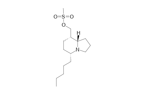 [(5R,8S,8aS)-5-pentyl-1,2,3,5,6,7,8,8a-octahydroindolizin-8-yl]methyl methanesulfonate