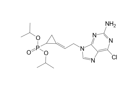 Diisopropyl (9E)-2-[2-(2-amino-6-chloropurin-9-yl)ethylidene]-1-cyclopropylphosphonate