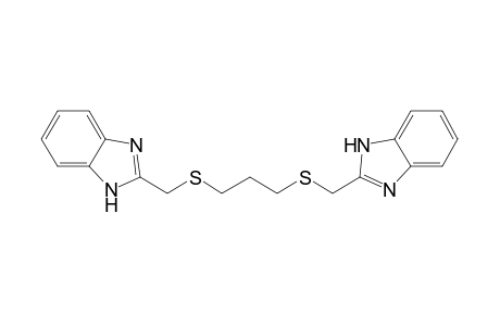 2-[[3-(1H-benzimidazol-2-ylmethylthio)propylthio]methyl]-1H-benzimidazole