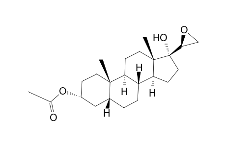 20α,21-epoxy-5β-pregnane-3α,17-diol, 3-acetate