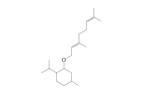 2-[(2E)-3,7-dimethylocta-2,6-dienoxy]-1-isopropyl-4-methyl-cyclohexane